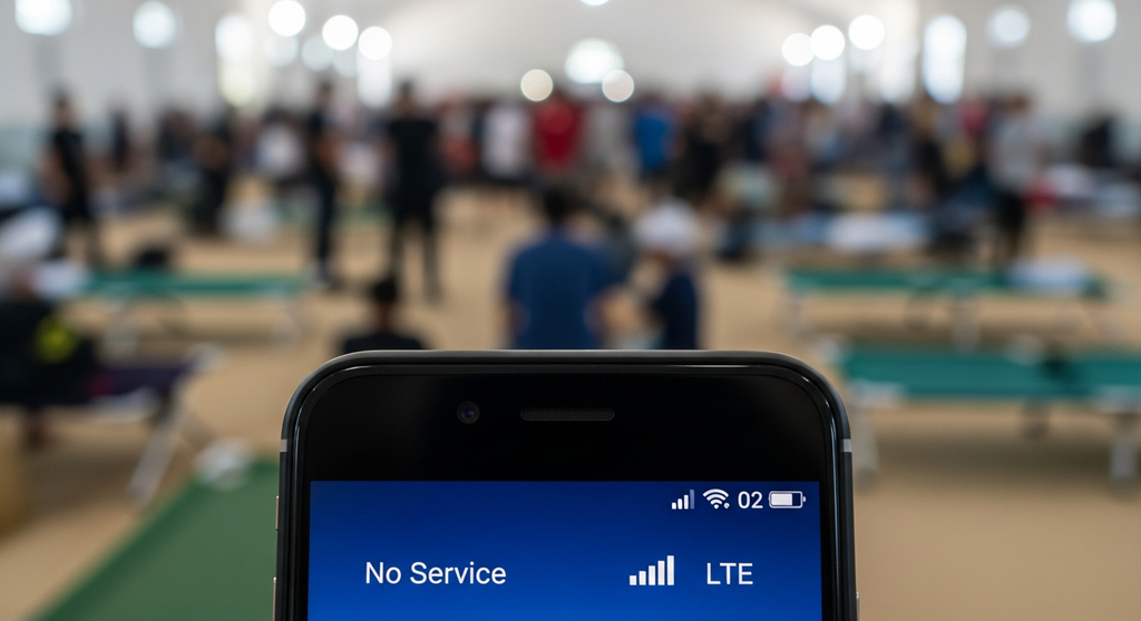 Blackout Living Room with Power