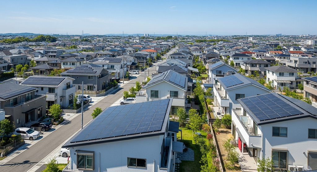 Solar Powered Residential Area