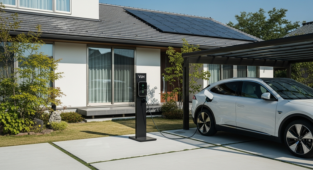 Residential House with Solar and EV